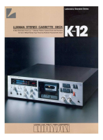 Luxman K-12-Brochure